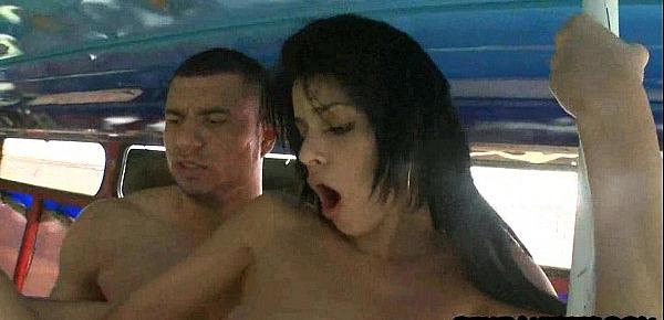  Young latina bitch gets fuck on a bus 21